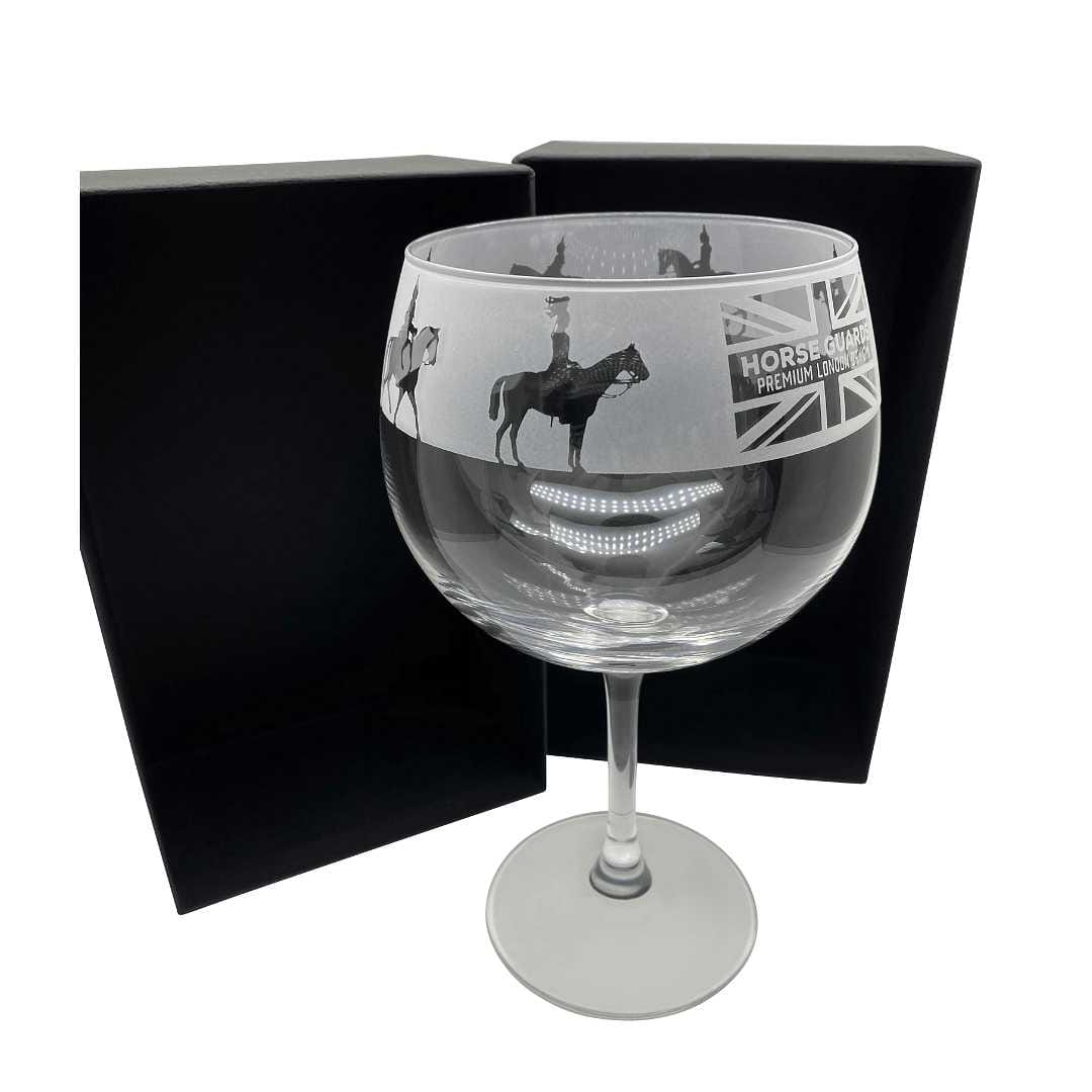 Horse Guards Design Crystal Gin Copa Glass