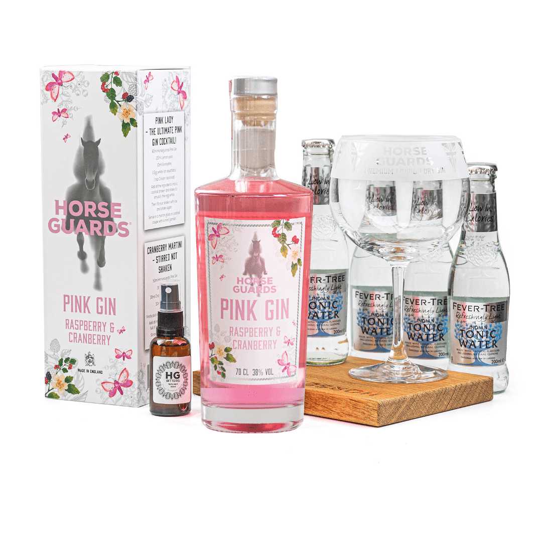 Ultimate Pink Gin Lover Gift Set by Horse Guards London Dry Gin