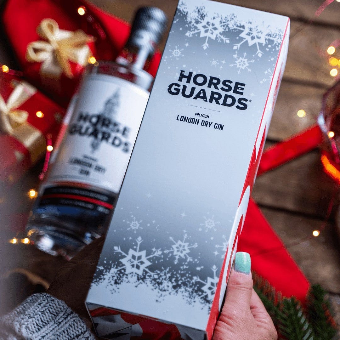 Horse Guards London Dry Gin 70cl Bottle in a Christmas Gift Box  Horse Guards London Dry Gin Ltd